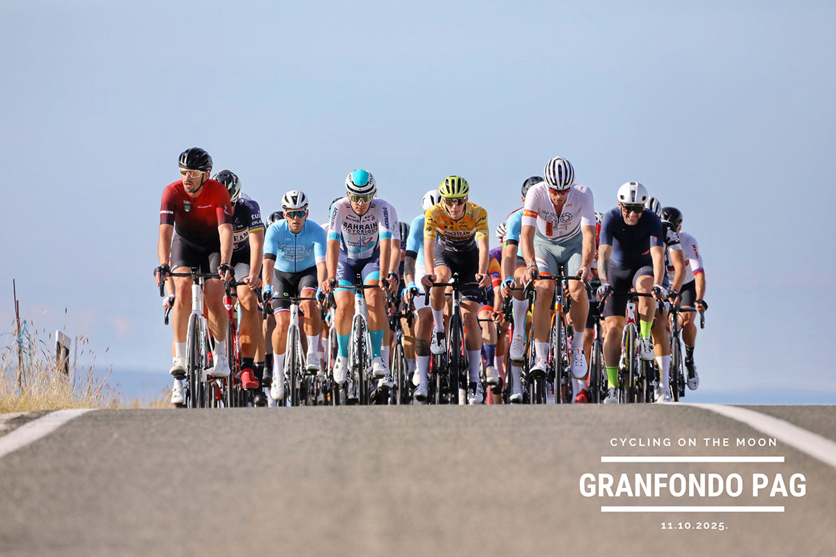 Granfondo Pag - cycling on the moon